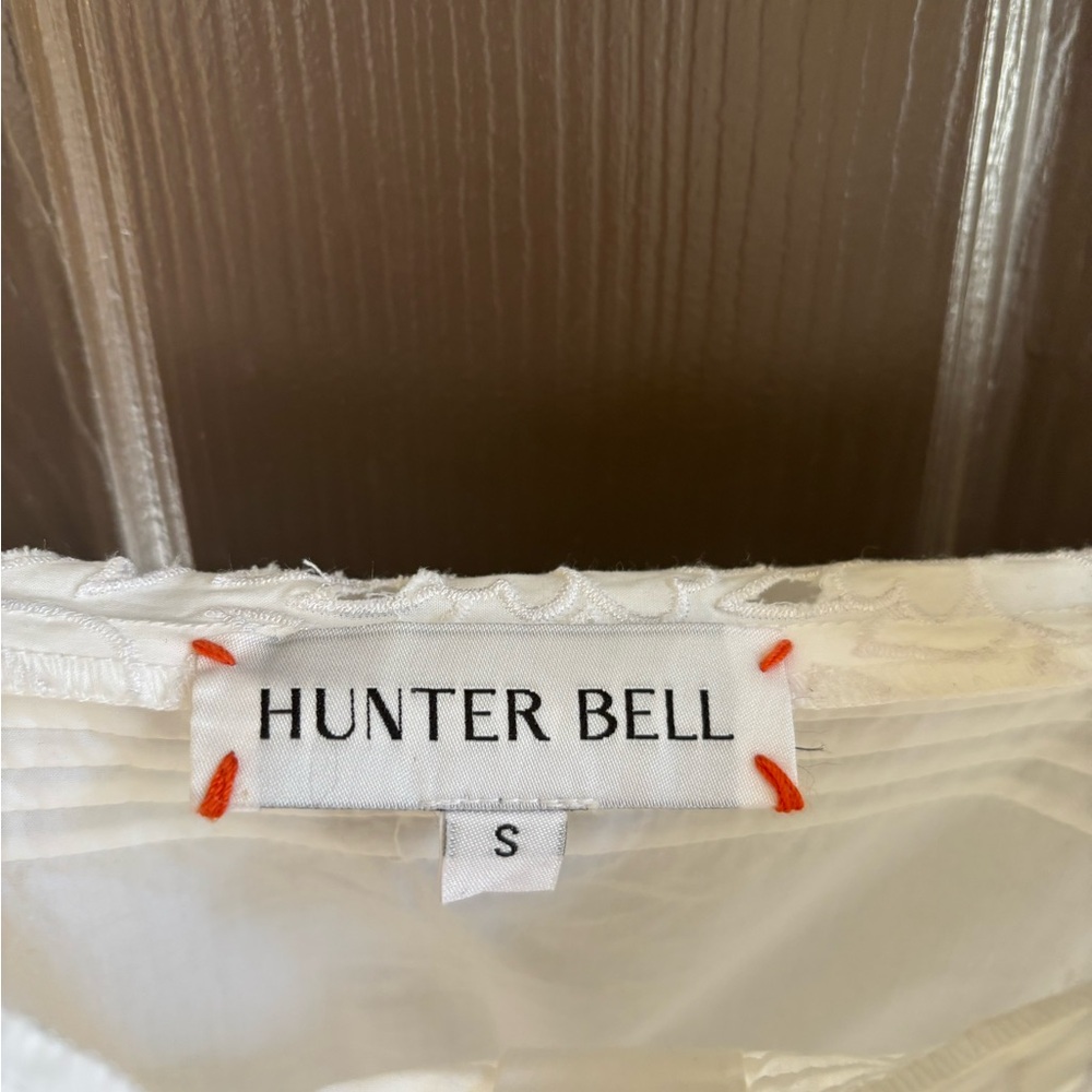 Hunter Bell- Elegant White Lace Trim Dress - Picture 8 of 8